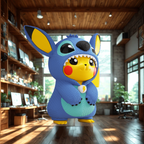 PIKACHU déguisé en STITCH