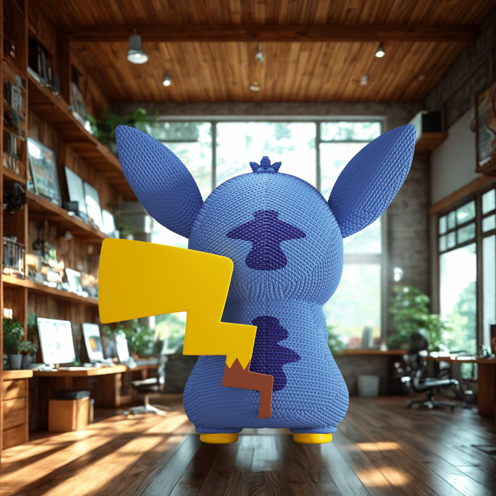 PIKACHU déguisé en STITCH